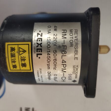 YAKOGAWA ZEXEL RM-F6L4PM-CH REVERSIBLE MOTER 220V P/N:158908-4300