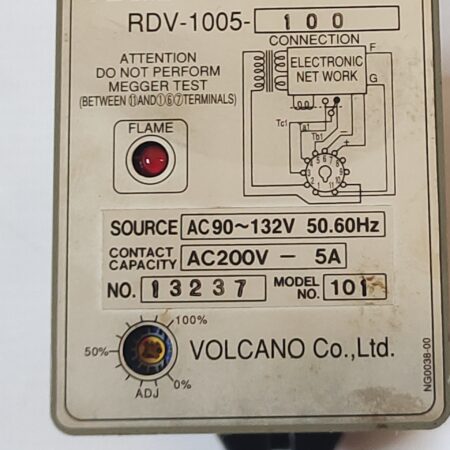 FLAME DETECTOR RELAY RDV-1005