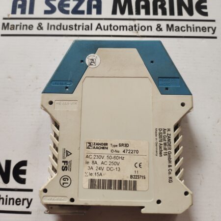 ZANDER AACHEN SR3D SAFETY RELAY 472270