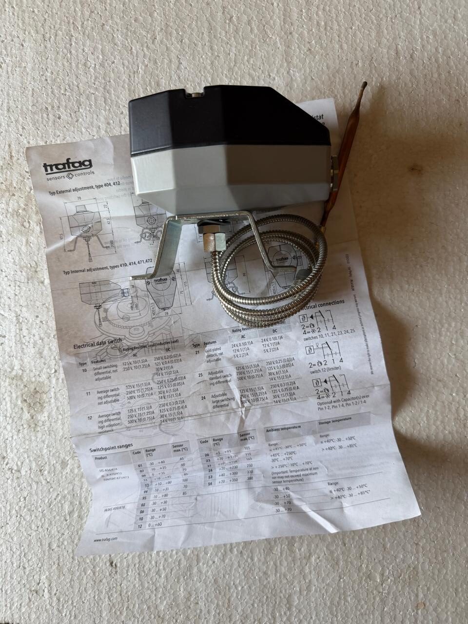 Trafag Temperature Switch - Image 5