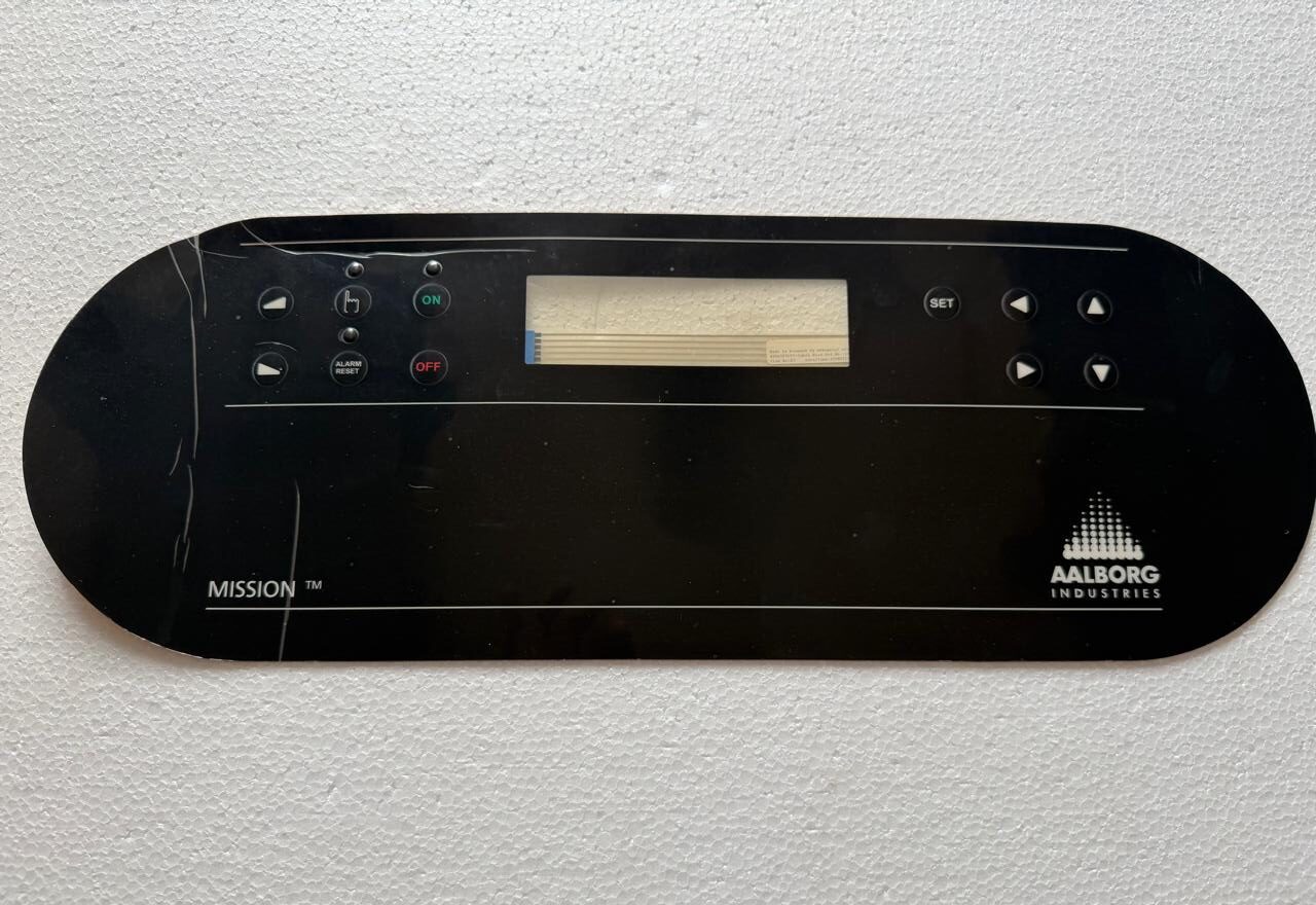 Aalborg Industries MISSION Control Panel Overlay