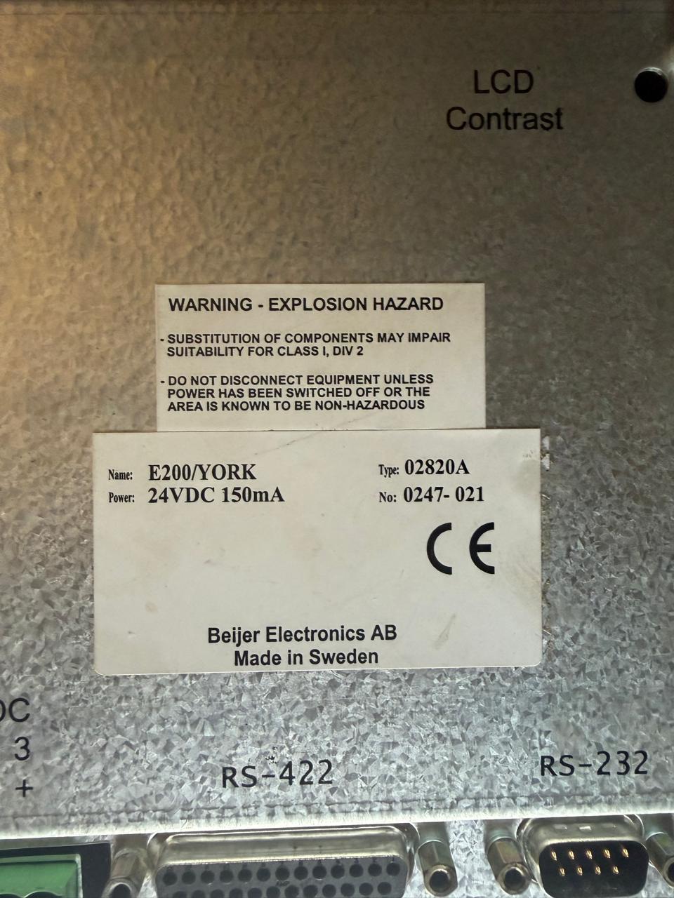 YORK E200 Controller - Image 4