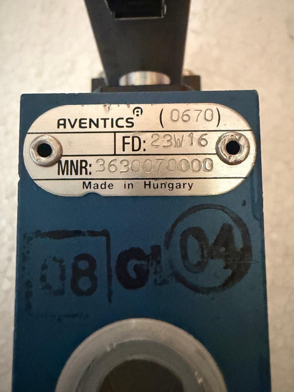 Rexroth/Aventics Pneumatic Valve 3630070000 - Image 3