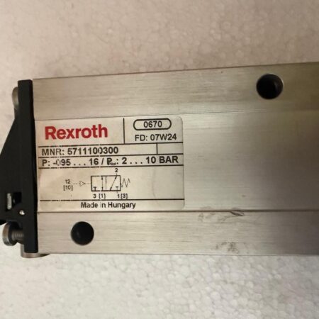 Rexroth 5771100300 Piloted Air Control Valve 2-10 BAR