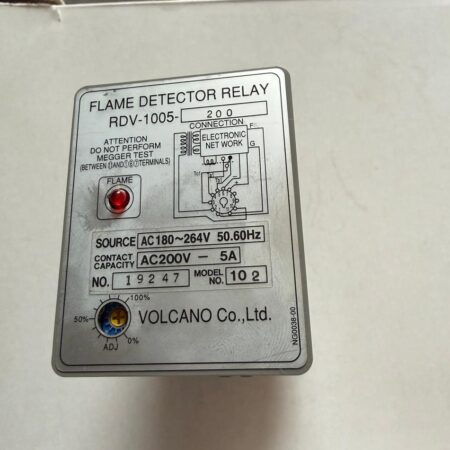 VOLCANO Flame Detector Relay RDV‑1005‑200