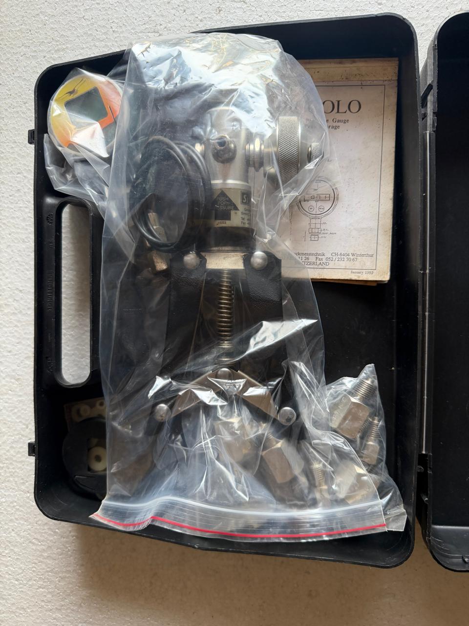 KELLER HAND HELD HYDRAULIC PRESSURE CALIBRATOR TEST PUMP - Image 9